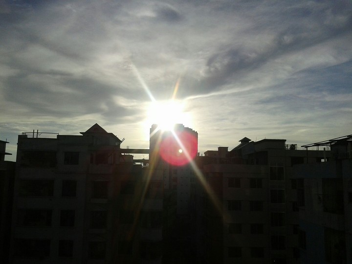 The sun