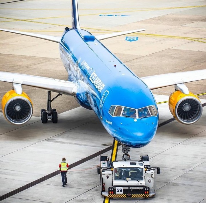 Plane in airport