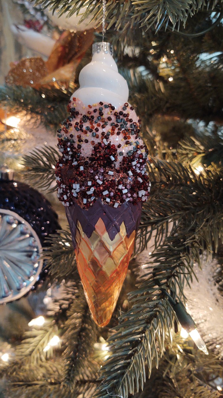 Ice Cream Christmas Ornament!