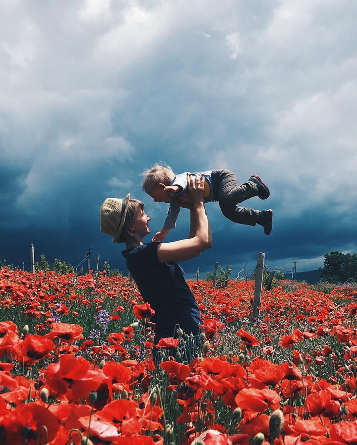 mom & son