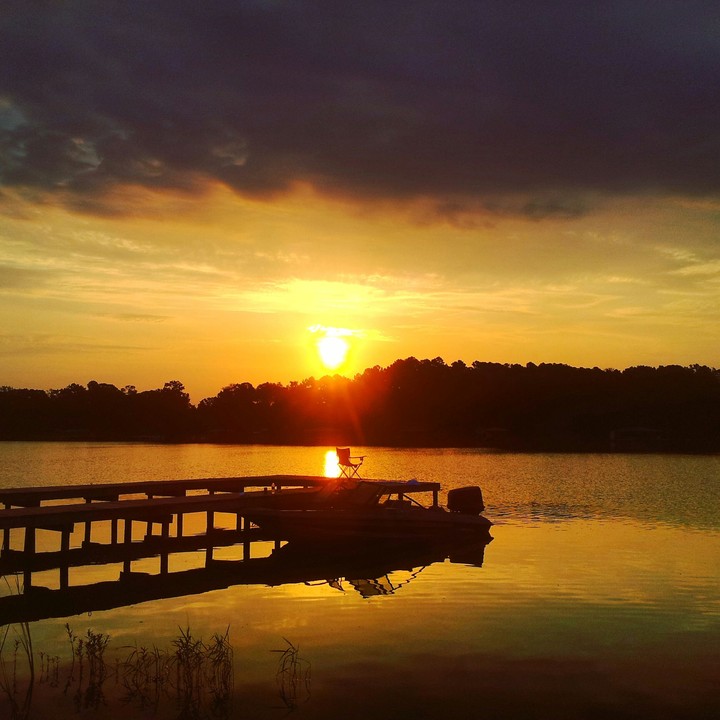 Sunrise Over Lake Holbrook Mineola,Tx