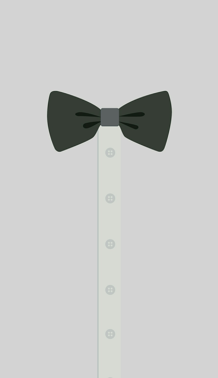 grey butterfly tie