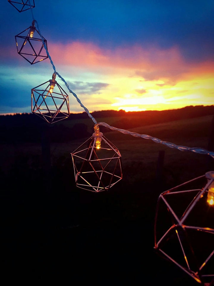 Lights in a Sunset