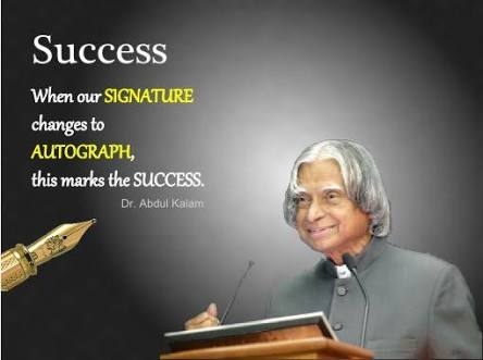 Dr. A. P. J. kalam, status