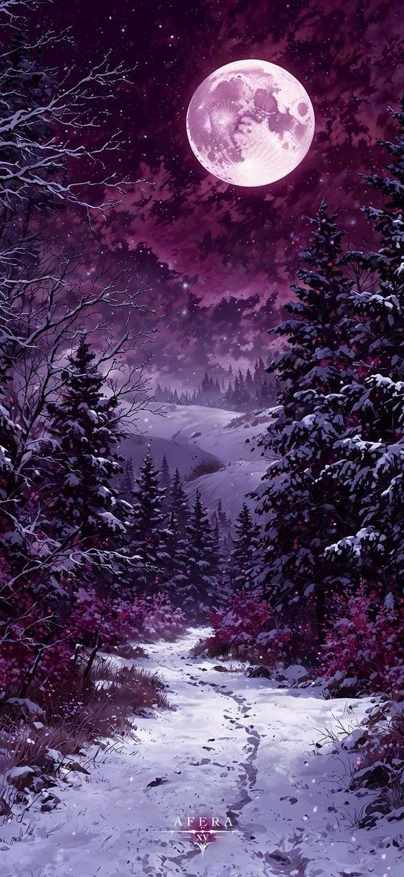 tapety forest, night