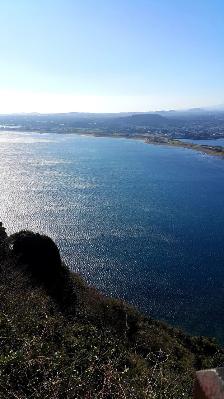 제주도 성산일출봉 바다
