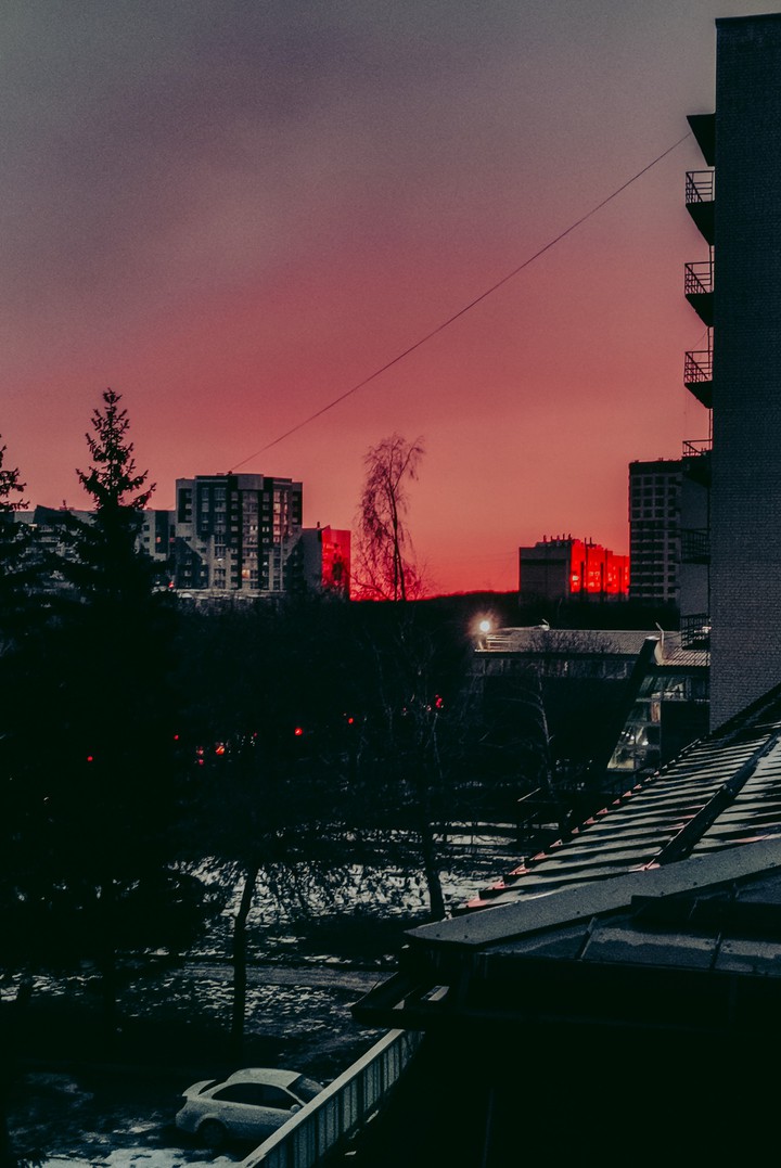 красный рассвет