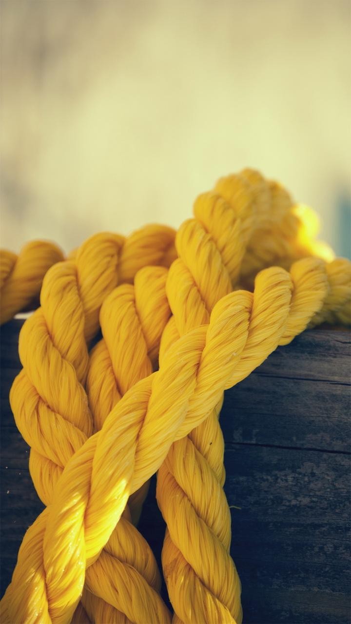 yellow rope