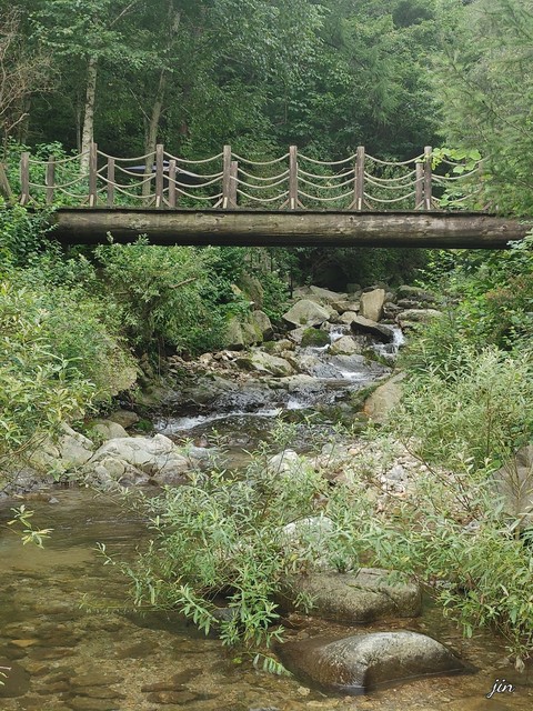 bridge, watercourse वॉलपेपर