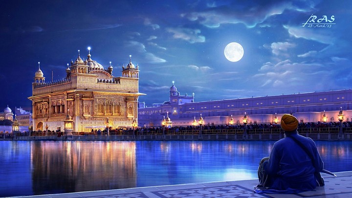 The Golden Temple , Punjab, India.