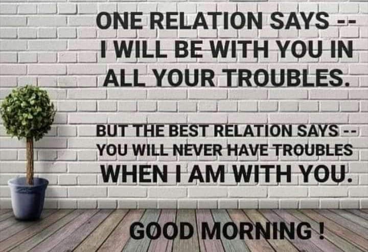 good morning