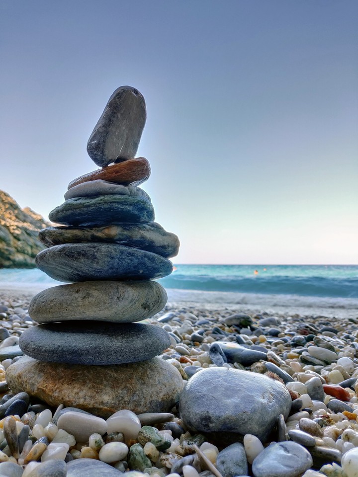 creativity in an astonished beach