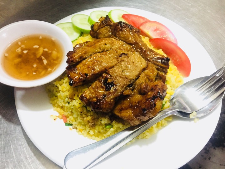 Grilled pork rice