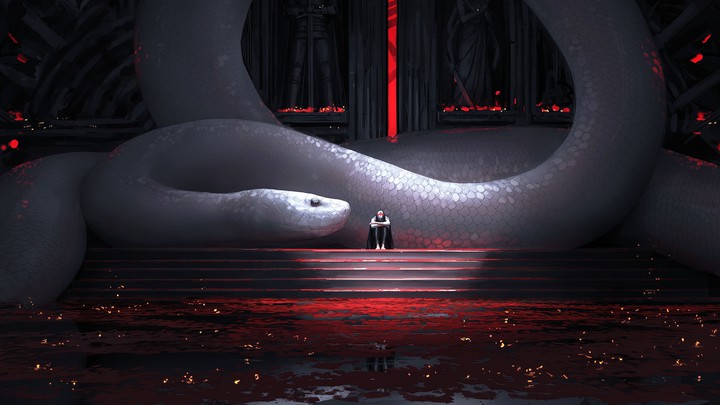 Snake fantasy art