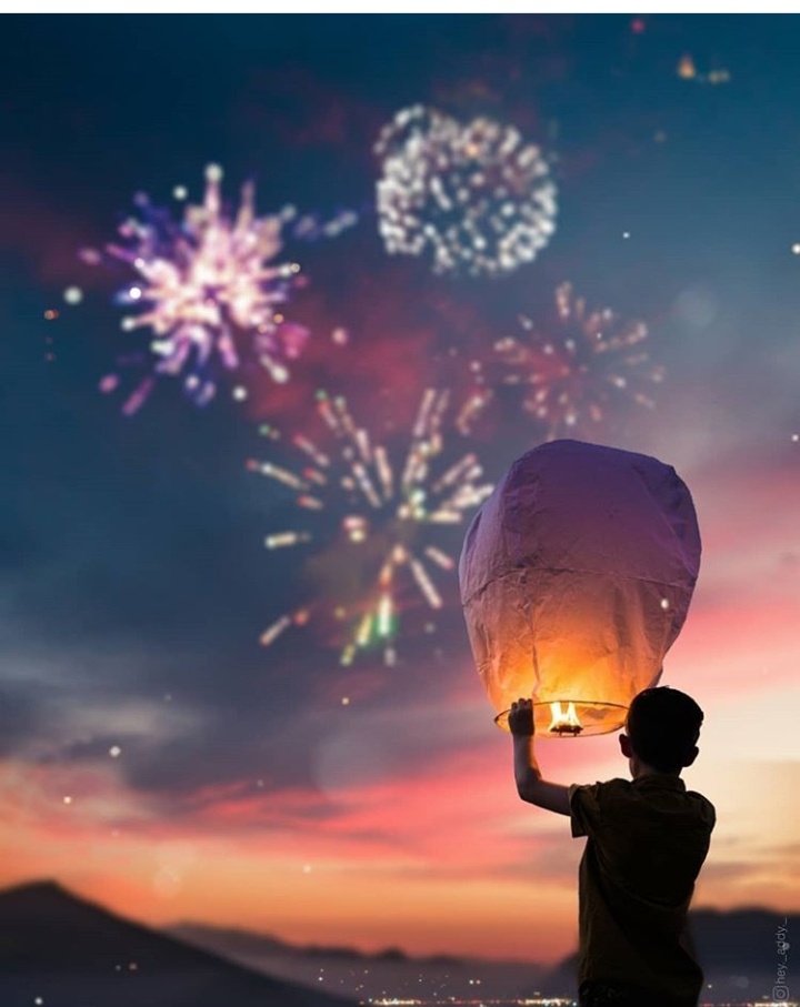 sky lantern