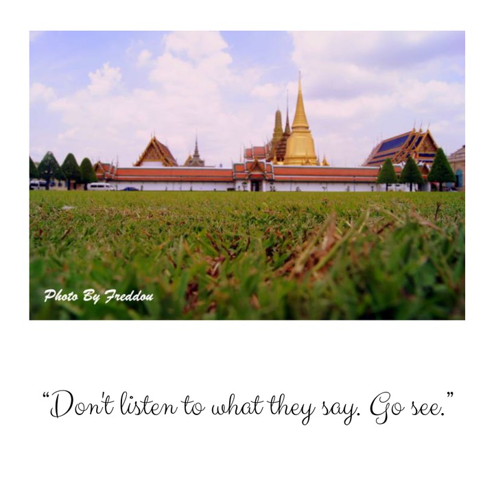 the royal palace " Wat phra kaew"