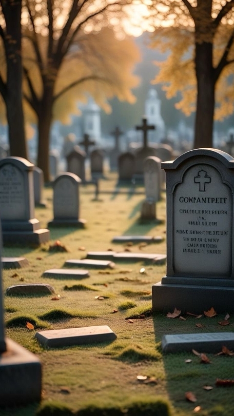 шпалери cemetery, Grave