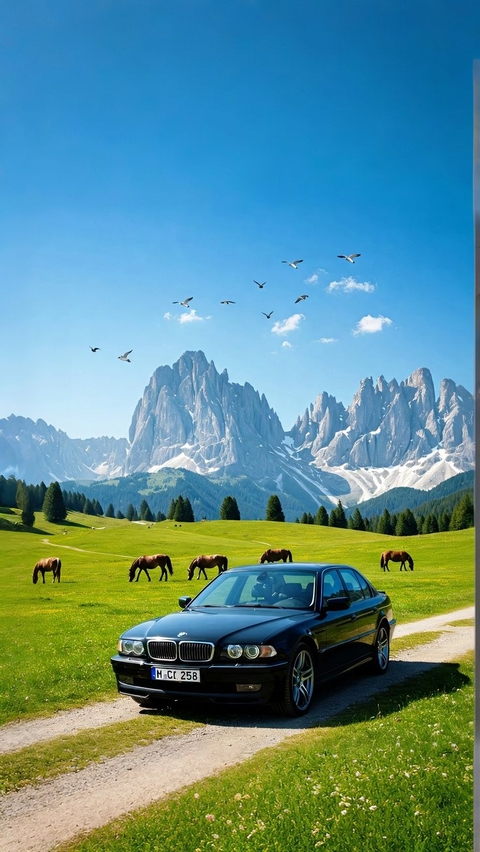 Cloud, Mountain_range, Luxury_vehicle