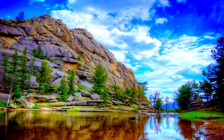 Natural mirror