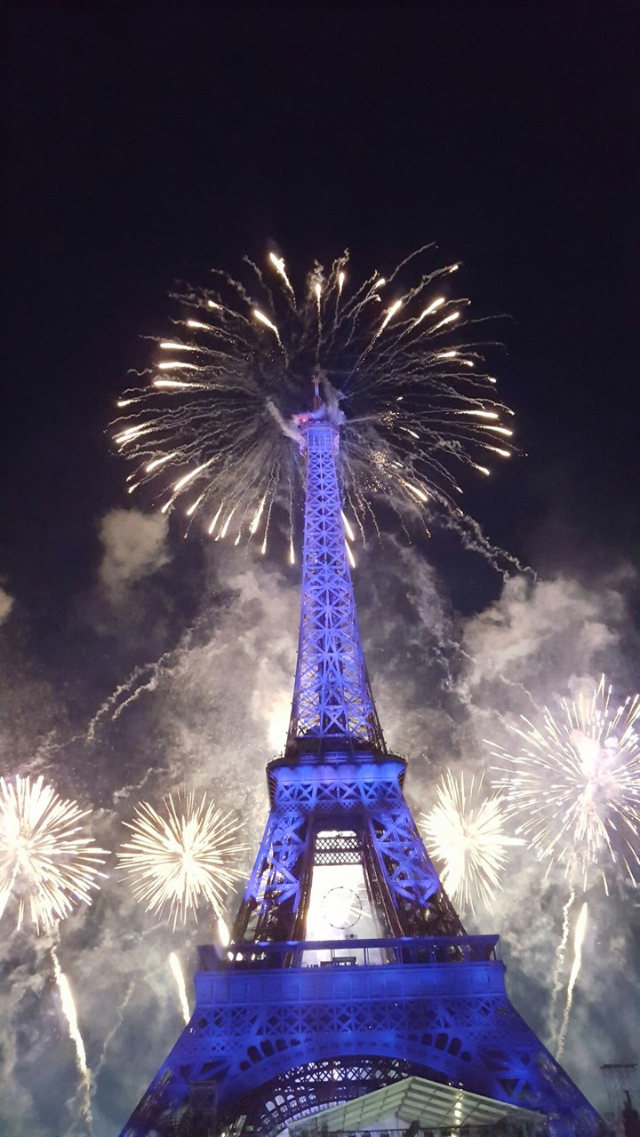 Fireworks in Paris