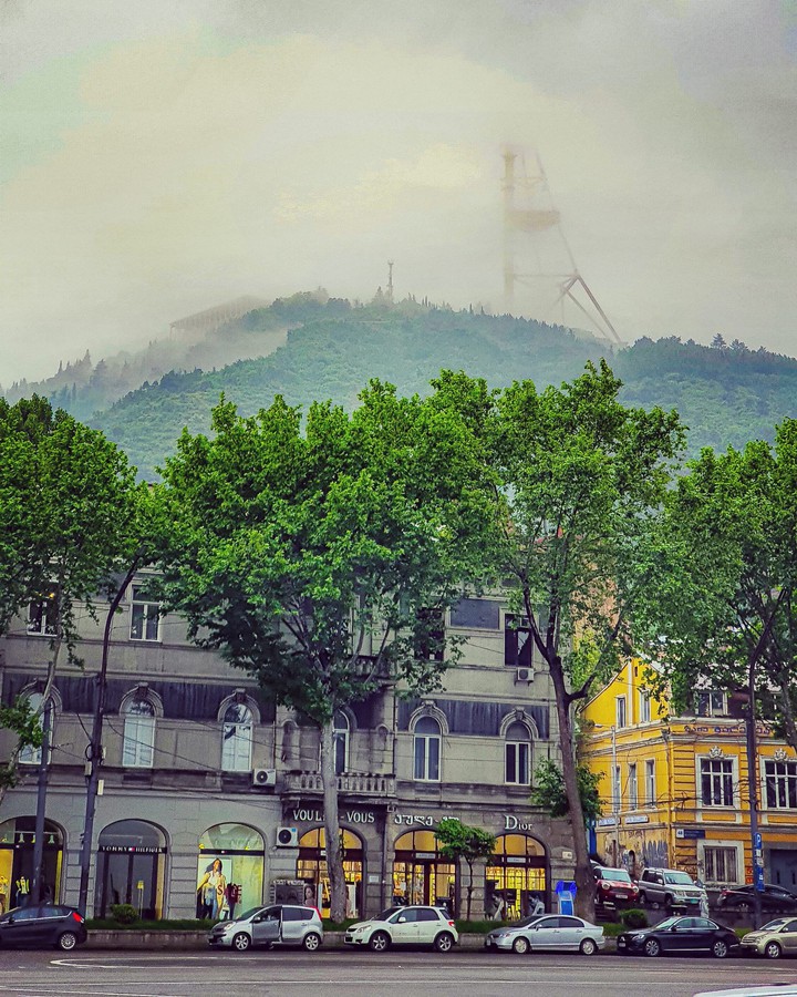 The mist in Tbilisi