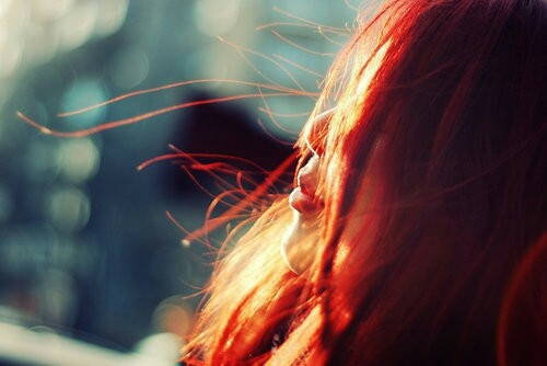red hair