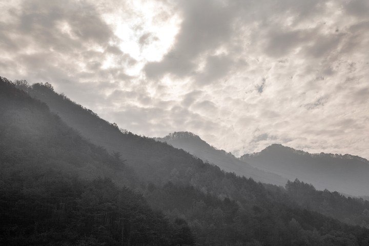 구름모자를 쓴 산