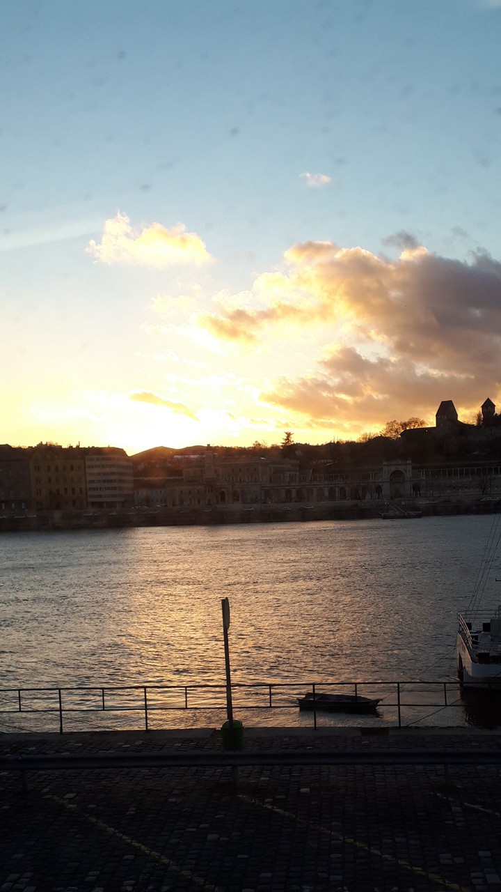 Sunset in Budapest