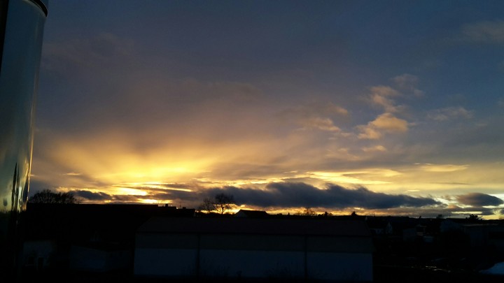 Sun goes down