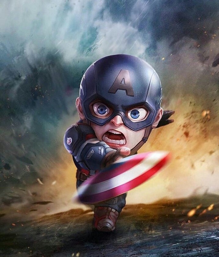 little captian America ,steve rogers