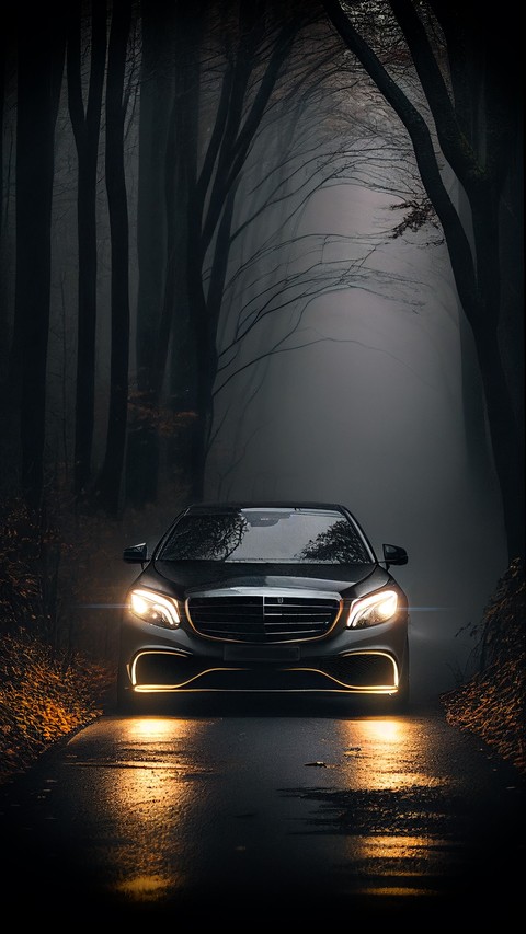 шпалери Grille, mercedes-benz