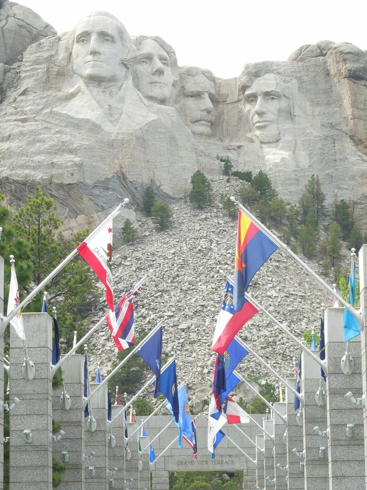 flags and faces