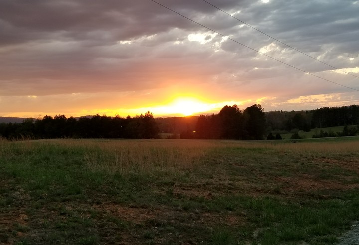 Sunset After A Party