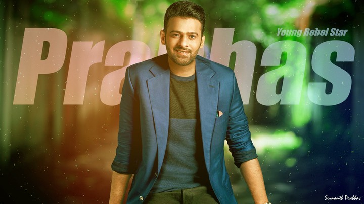 Prabhas GQ India Magazine Wallpaper Design