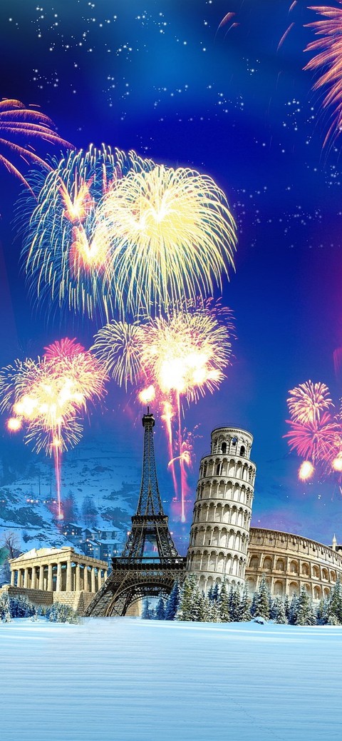 fonds d'écran newyear, enchanting