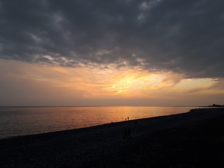 sunset in sochi