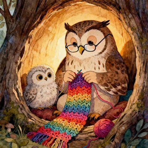 animation, owl wallpapers
