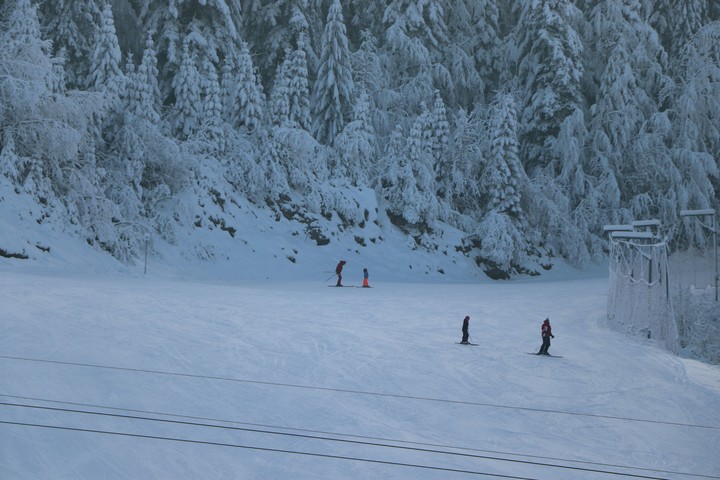 skiing at Monts Jura