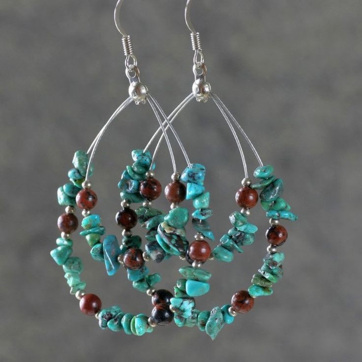 Beaded Dangle Earrings
