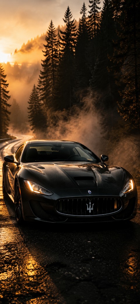papéis de parede sunrise, supercar