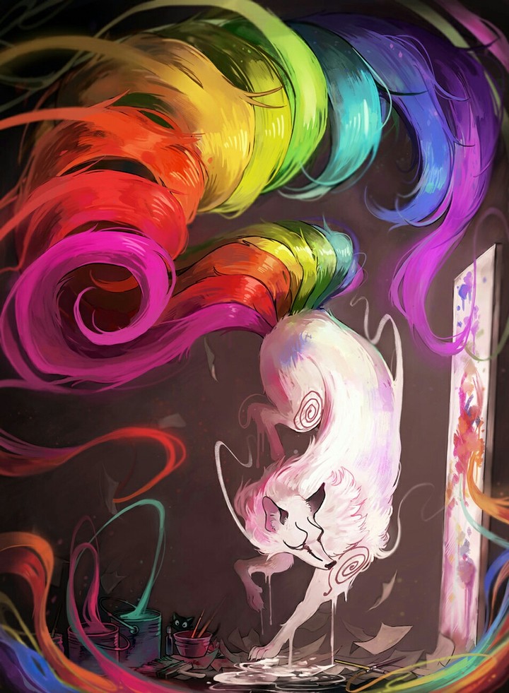 nine brushes painter