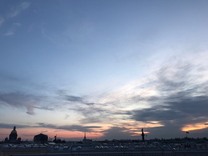 вечером