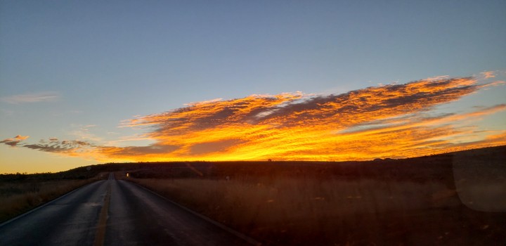 Fire sunset