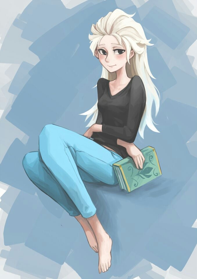 Elsa in her free time