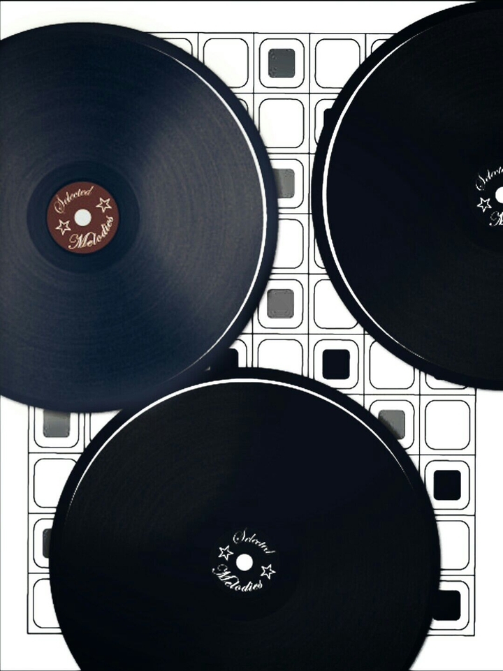 black music plate