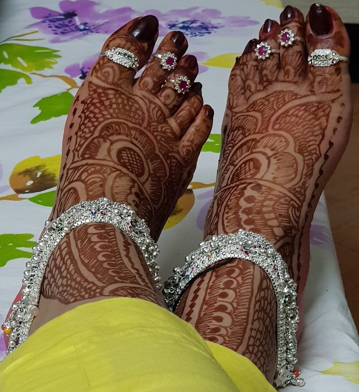 mehndi#payal#bichhiya