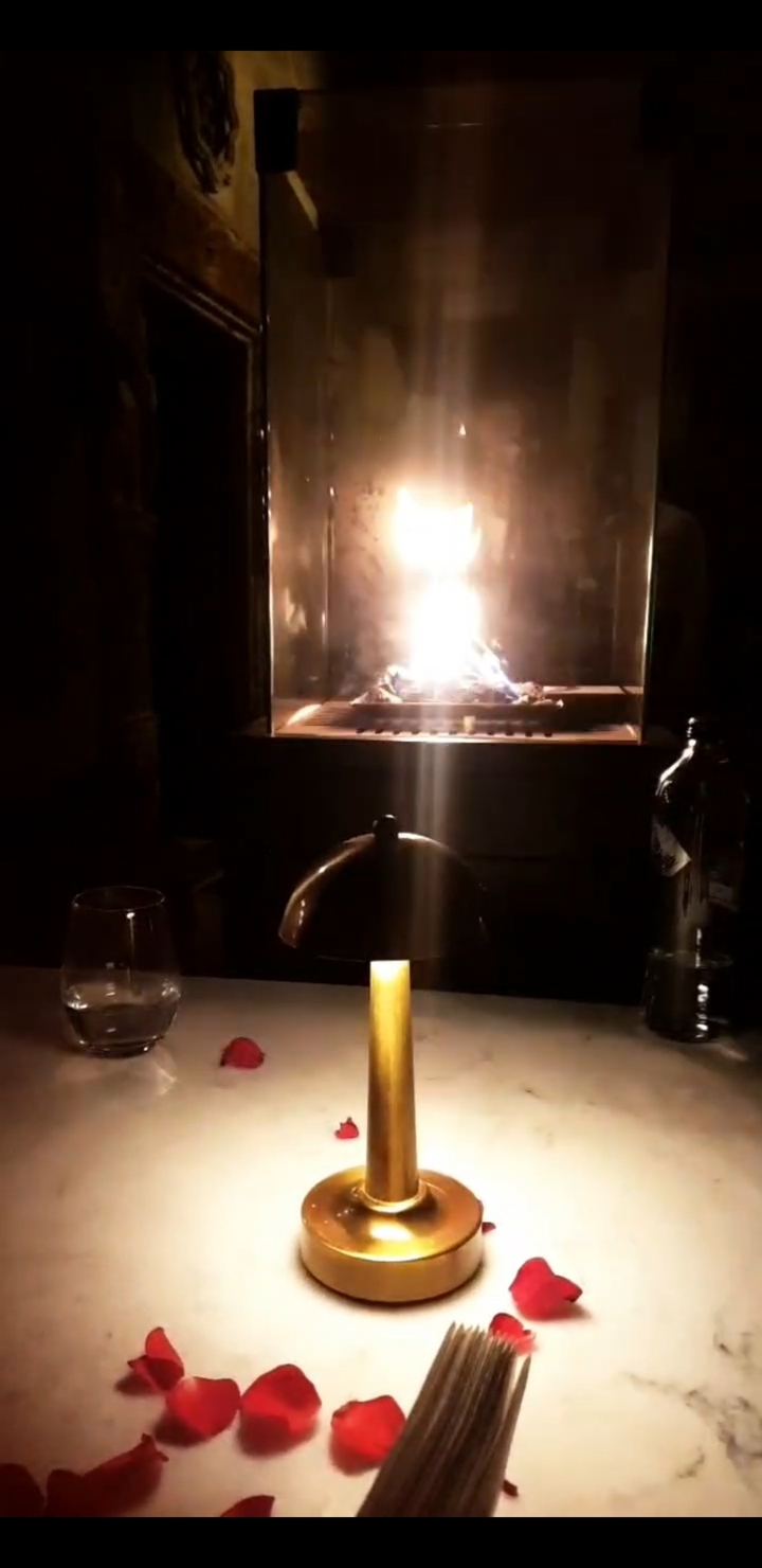 Roses on fire..