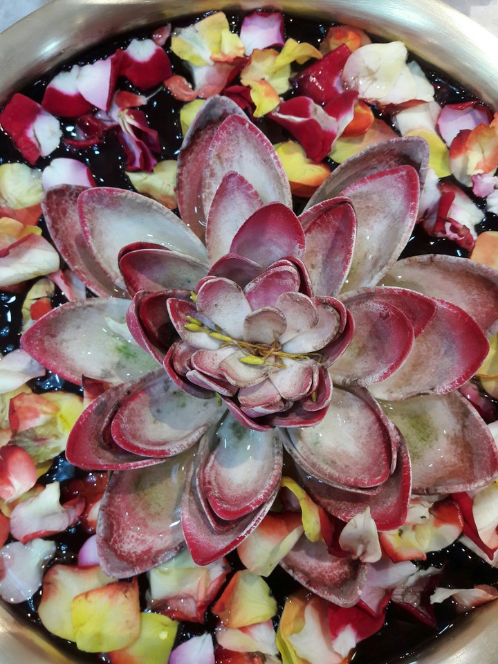 artificial flower decoration