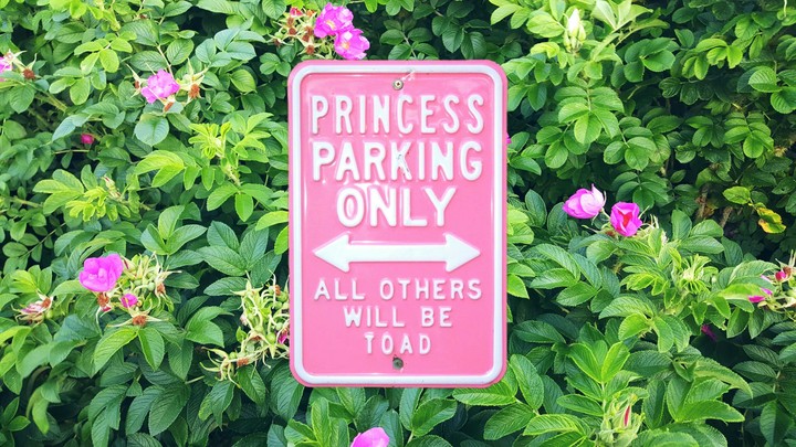 Princess Parking Only.