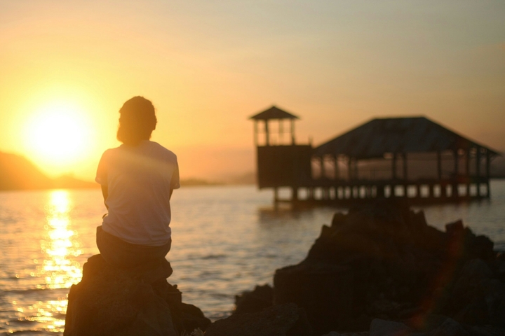 Im not Alone. Lombok island.
